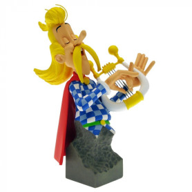 Attakus - Astérix - Busto de resina Assurancetourix - Colección Petibonum
