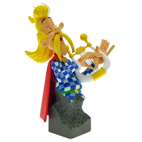 Attakus - Astérix - Busto de resina Assurancetourix - Colección Petibonum