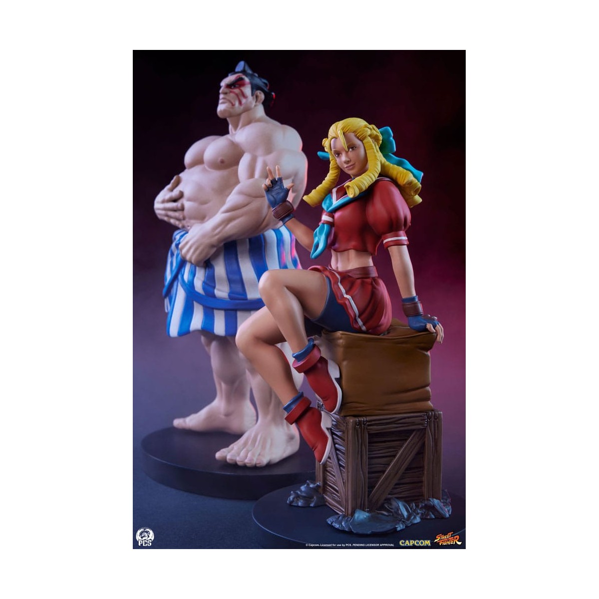 PCS - Street Fighter: Street Jam - Karin y E. Honda 1:10 Escala Estatua Set