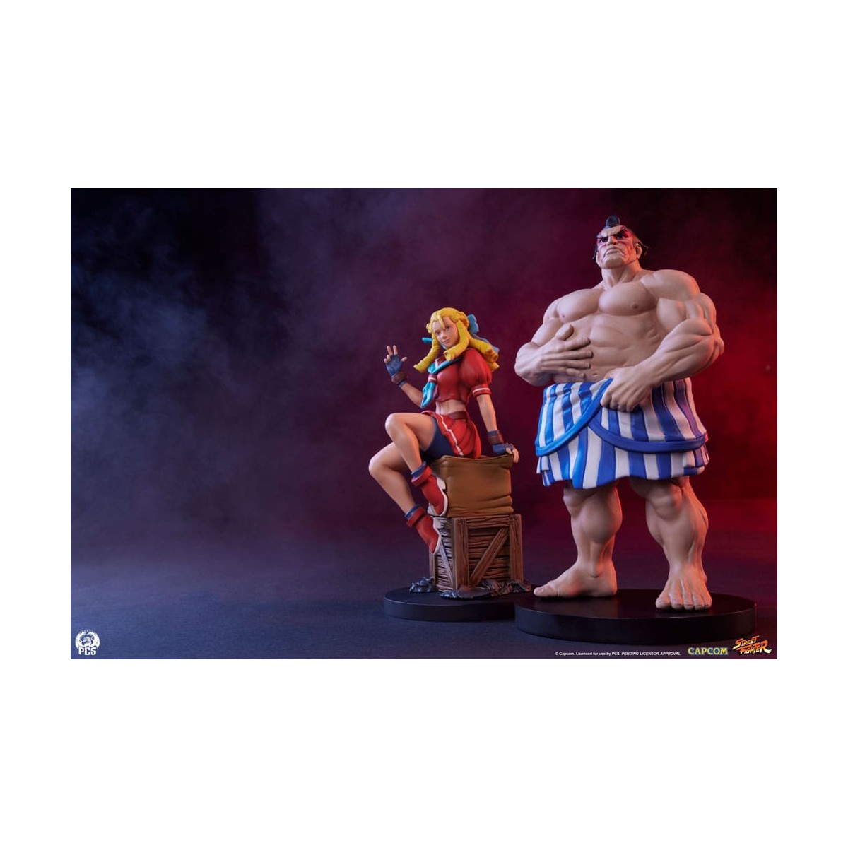 PCS - Street Fighter: Street Jam - Karin y E. Honda 1:10 Escala Estatua Set