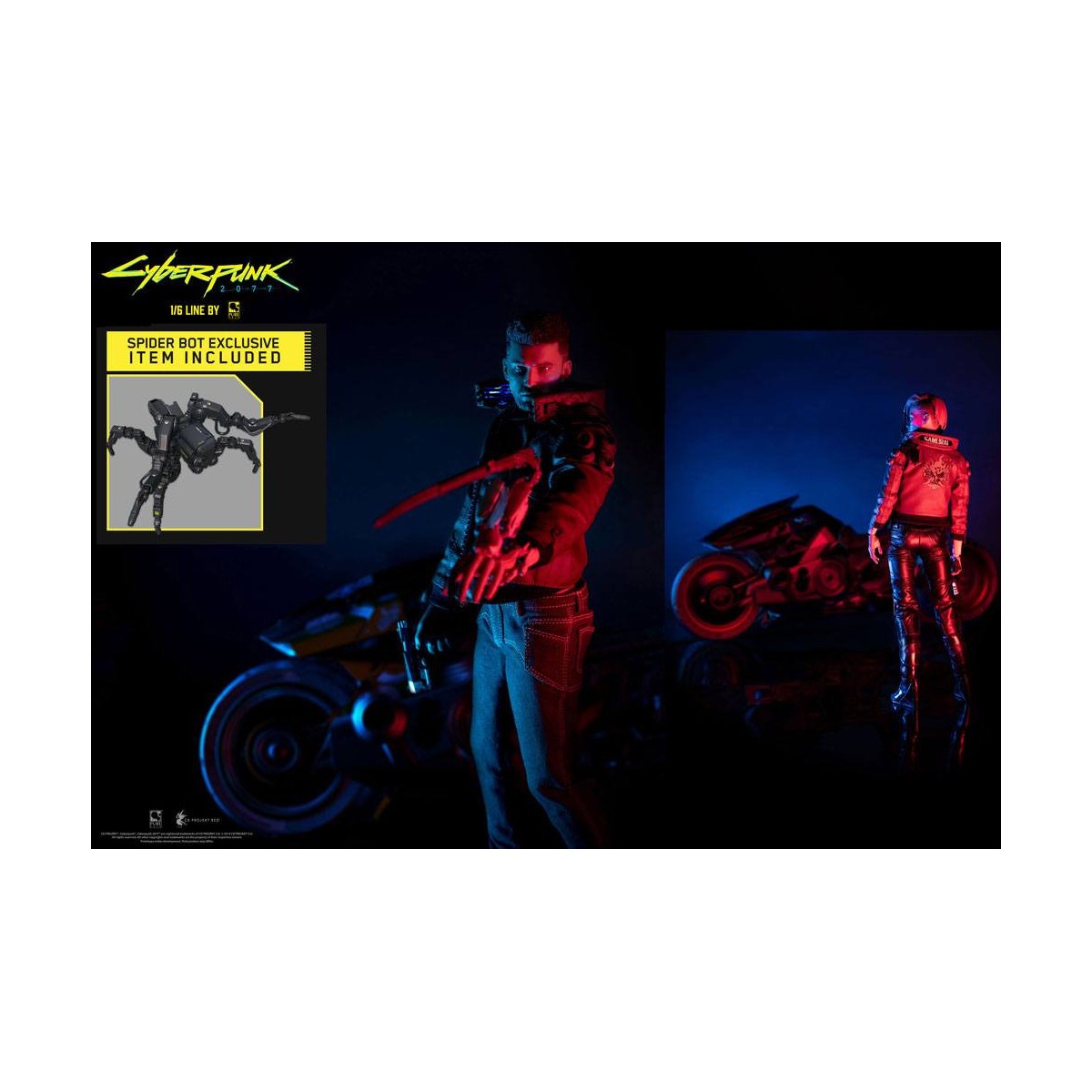 Pure Arts - V Masculino, V Femenino y Yaiba Kusanagi Ultimate Set 1/6 - Cyberpunk 2077