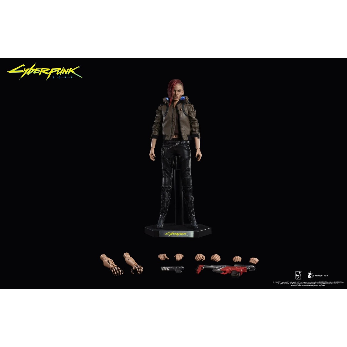 Pure Arts - V Masculino, V Femenino y Yaiba Kusanagi Ultimate Set 1/6 - Cyberpunk 2077
