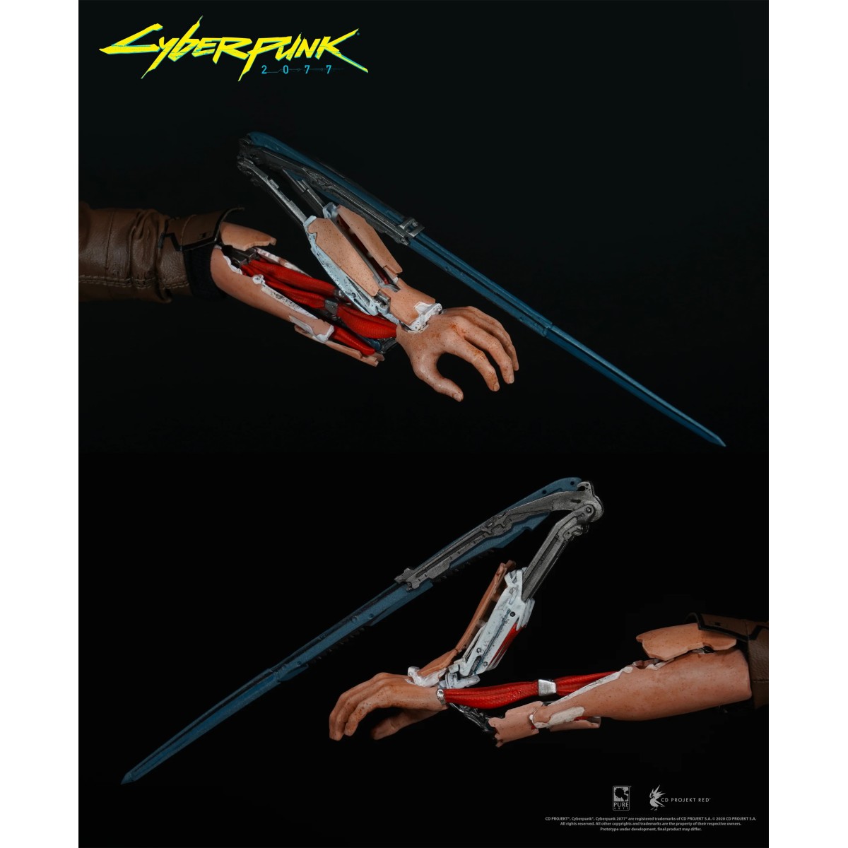 Pure Arts - V Masculino, V Femenino y Yaiba Kusanagi Ultimate Set 1/6 - Cyberpunk 2077