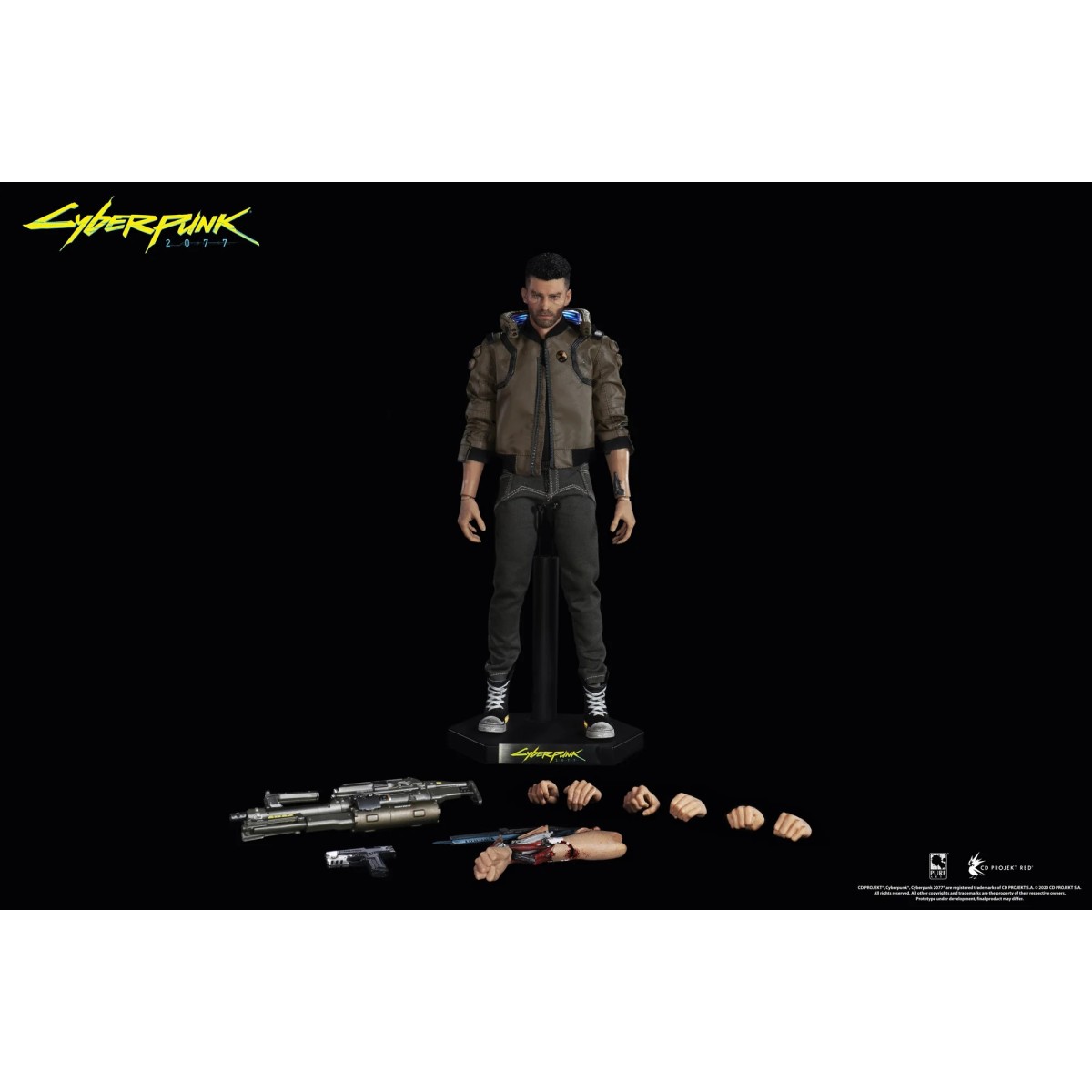 Pure Arts - V Masculino, V Femenino y Yaiba Kusanagi Ultimate Set 1/6 - Cyberpunk 2077