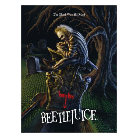 Impresión Sideshow Beetlejuice - Impresión artística El fantasma con más - 46 x 61 cm - sin marco