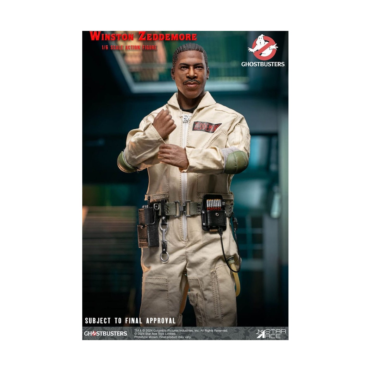 Star Ace - Winston Zeddemore 1/6 - Los Cazafantasmas (1984)