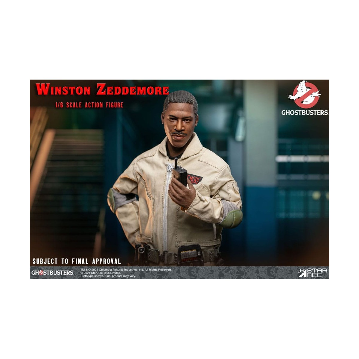 Star Ace - Winston Zeddemore 1/6 - Los Cazafantasmas (1984)