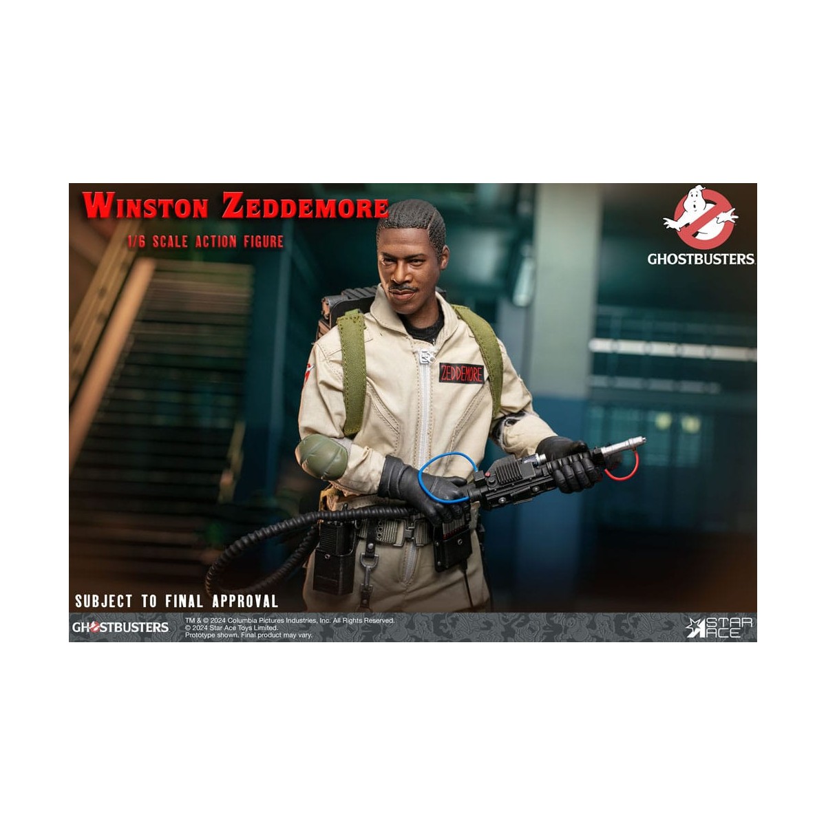 Star Ace - Winston Zeddemore 1/6 - Los Cazafantasmas (1984)