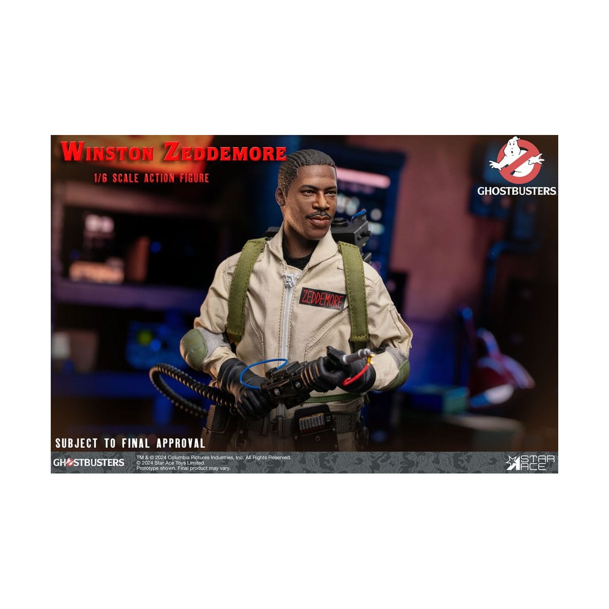Star Ace - Winston Zeddemore 1/6 - Los Cazafantasmas (1984)