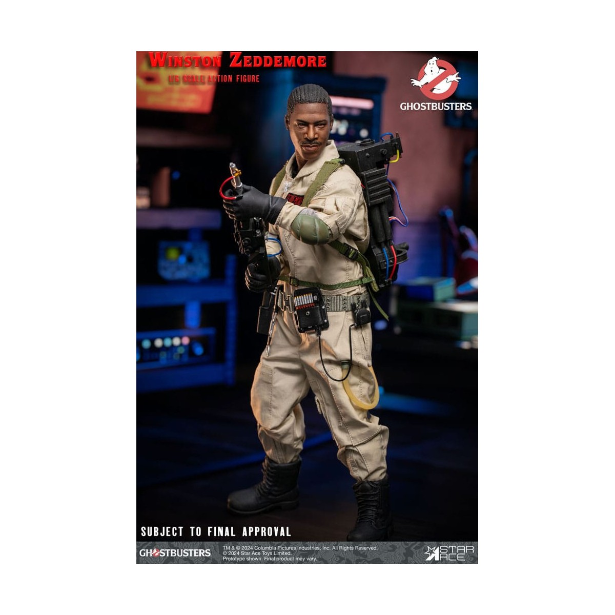 Star Ace - Winston Zeddemore 1/6 - Los Cazafantasmas (1984)