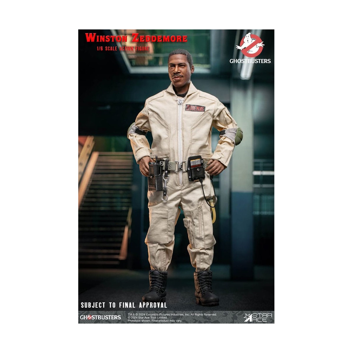 Star Ace - Winston Zeddemore 1/6 - Los Cazafantasmas (1984)
