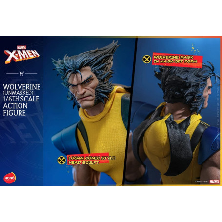 Hot Toys/Hono Studio - Marvel X-Men - Lobezno desenmascarado 1/6