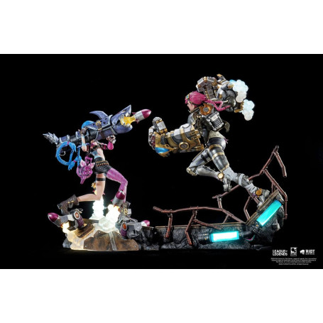 Pure Arts - League of Legends JINX & VI Paquete de estatuas a escala 1/6
