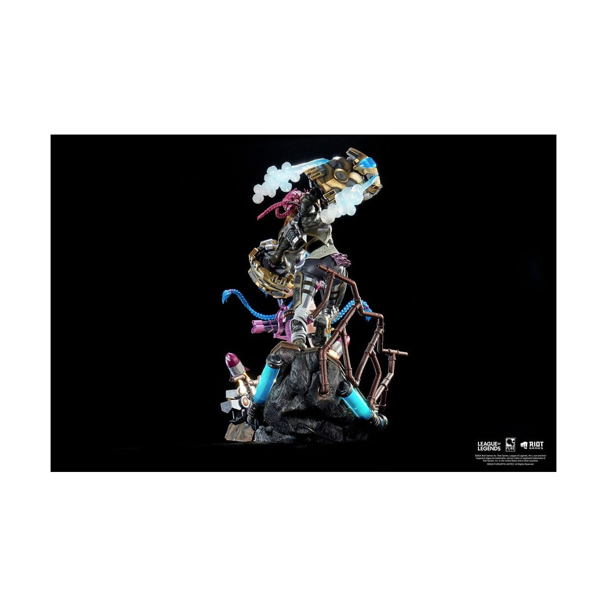 Pure Arts - League of Legends JINX & VI Paquete de estatuas a escala 1/6