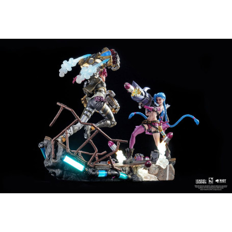 Pure Arts - League of Legends JINX & VI Paquete de estatuas a escala 1/6