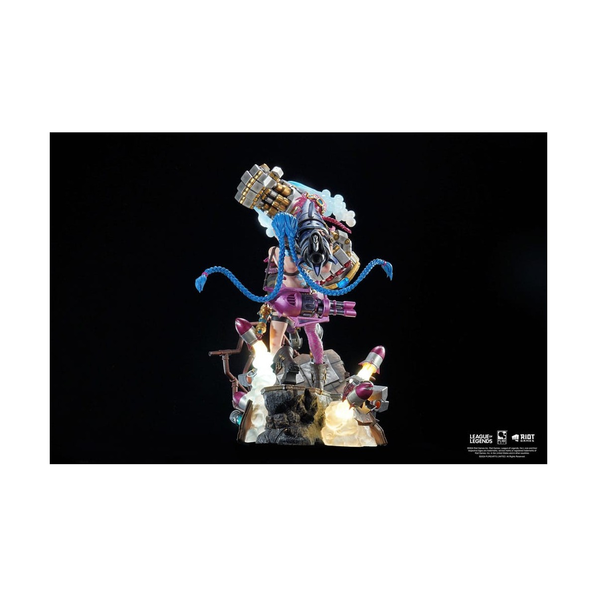 Pure Arts - League of Legends JINX & VI Paquete de estatuas a escala 1/6
