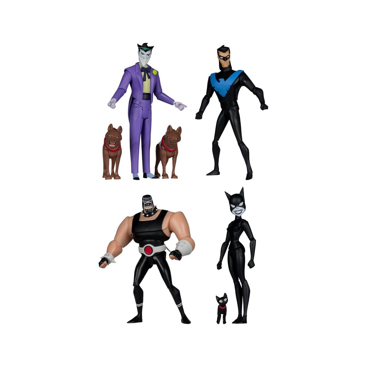 Mc Farlane - DC Direct Las Nuevas Aventuras de Batman Ola 2 - Serie de 4 figuras