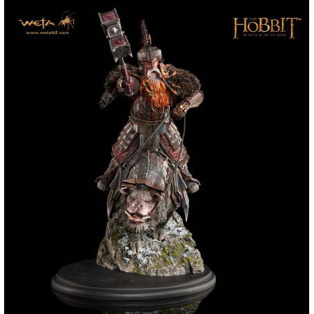 Weta Le Hobbit statue 1/6 Dain Pied d'Acier