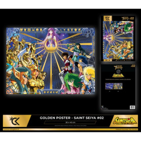 Cartoon Kingdom - Saint Seiya Póster Dorado 2 - Caballero Saint 40X30cm - Los Caballeros del Zodiaco