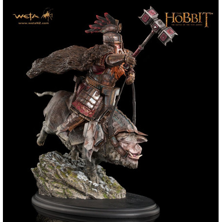 Weta Le Hobbit statue 1/6 Dain Pied d'Acier