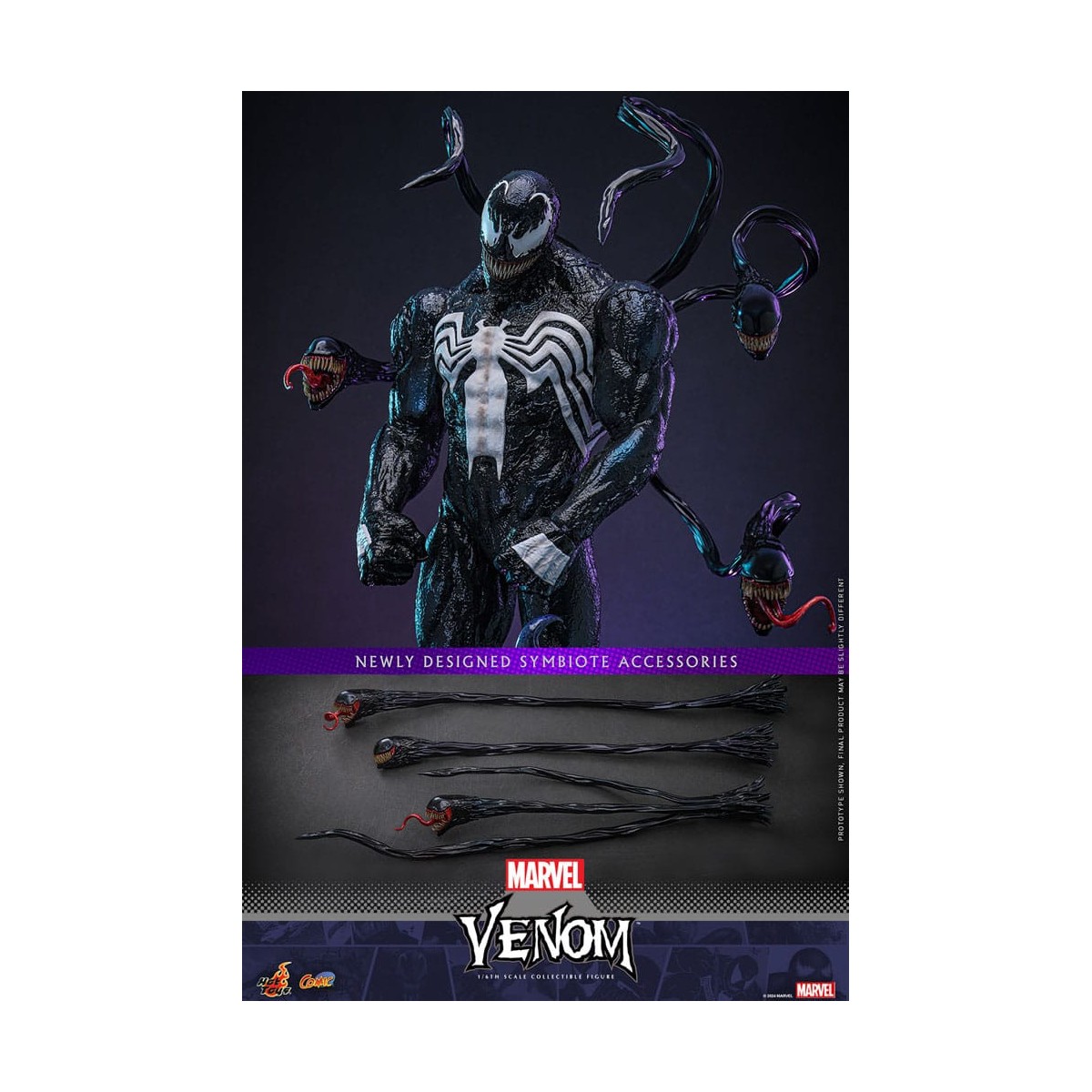 Hot Toys - Marvel Venom 1/6 - Obra Maestra del Cómic