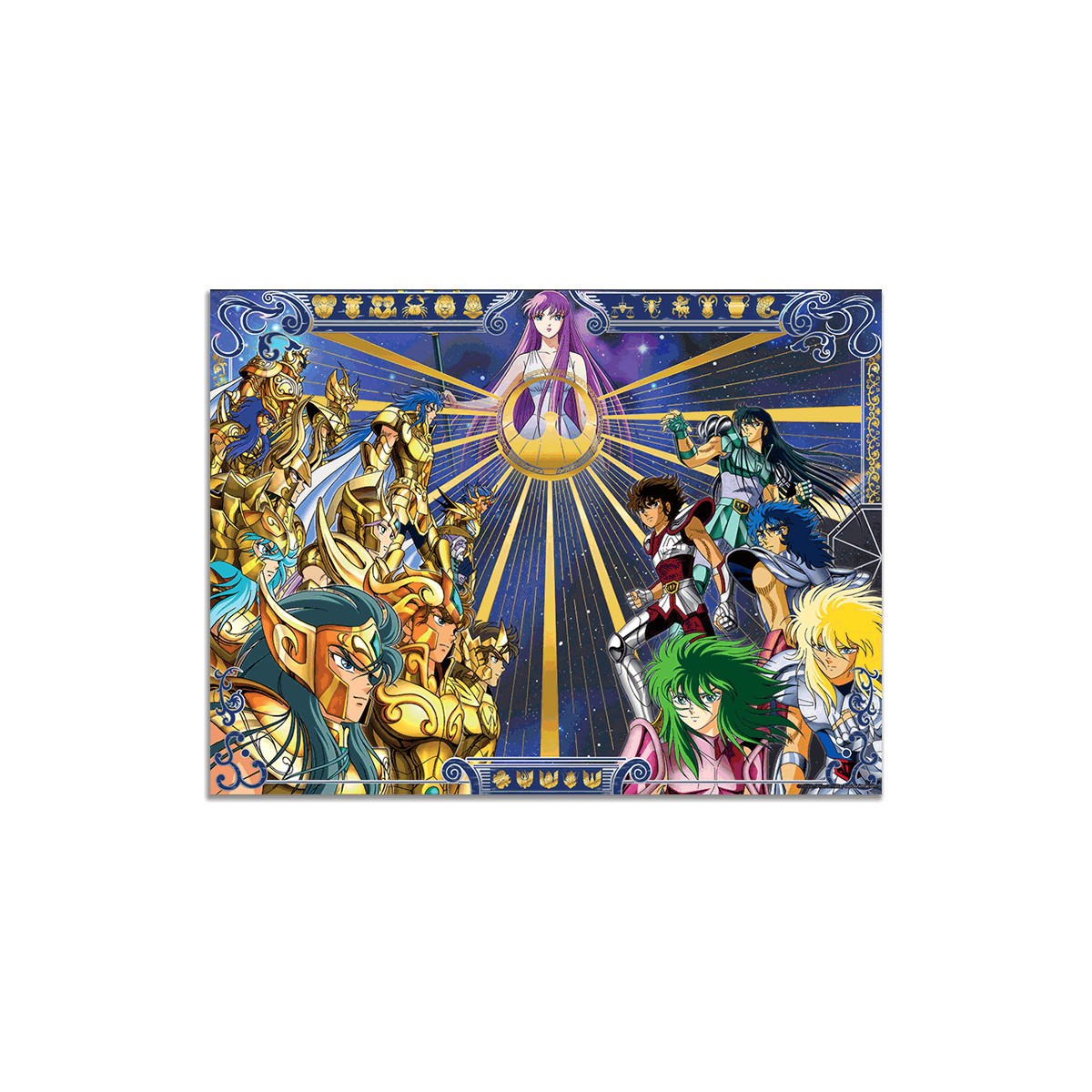 Cartoon Kingdom - Saint Seiya Póster Dorado 2 - Caballero Saint 40X30cm - Los Caballeros del Zodiaco