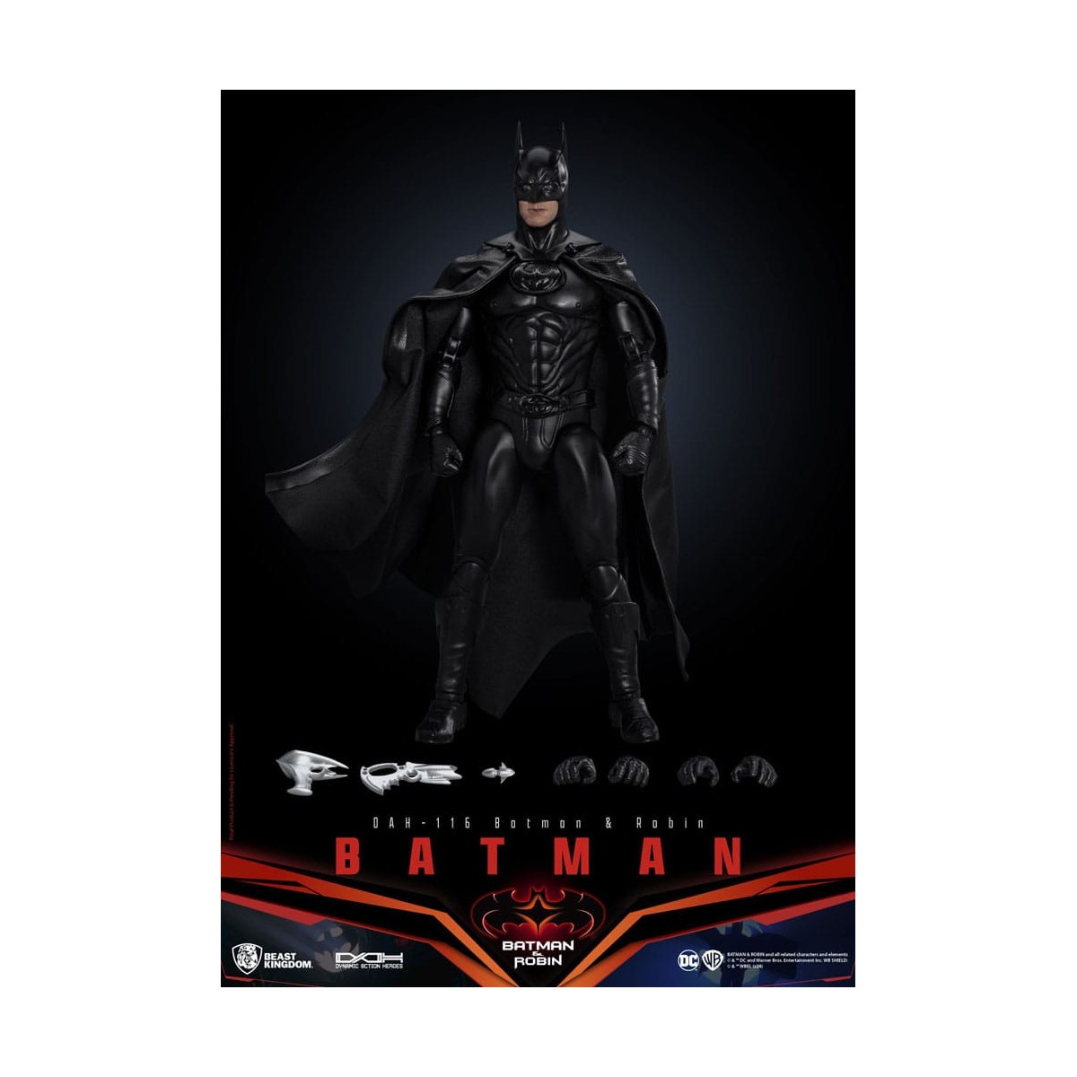 Beast Kingdom - Batman y Robin - Batman - Héroes de Acción Dinámica 1/9