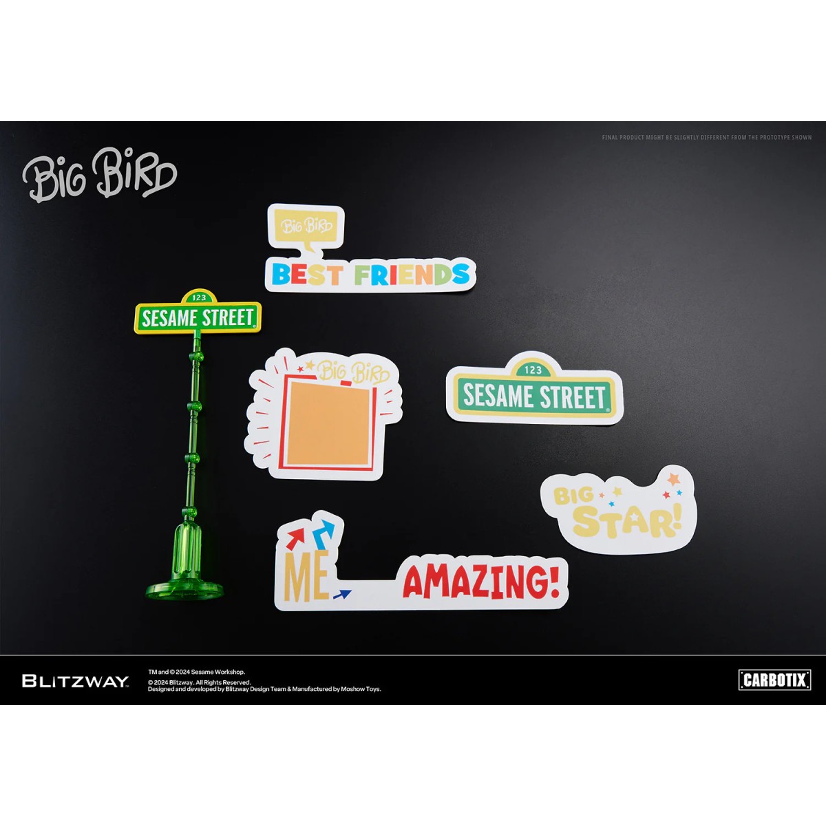 Blitzway Carbotix - Barrio Sésamo BIG BIRD