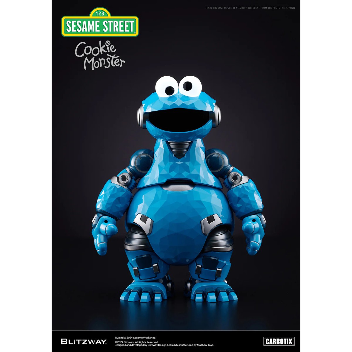 Blitzway Carbotix - Barrio Sésamo MONSTRUO DE COOKIE