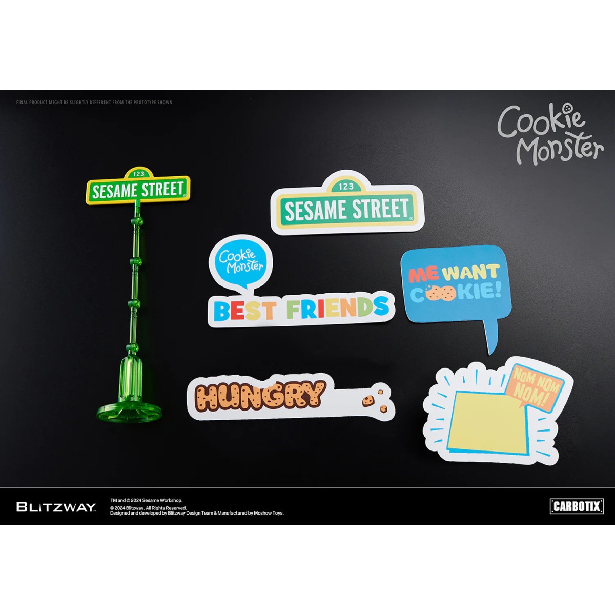 Blitzway Carbotix - Barrio Sésamo MONSTRUO DE COOKIE