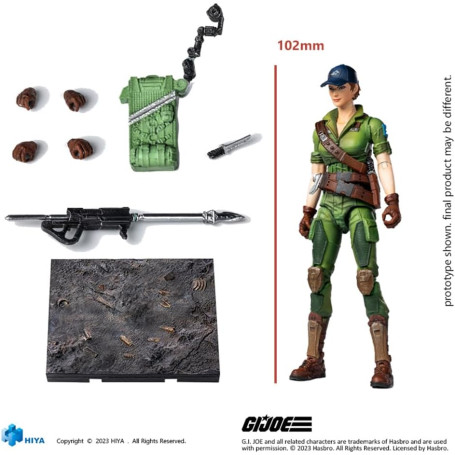 HIYA TOYS - Mini Serie Exquisita 1/18 - G.I.Joe - Lady Jaye