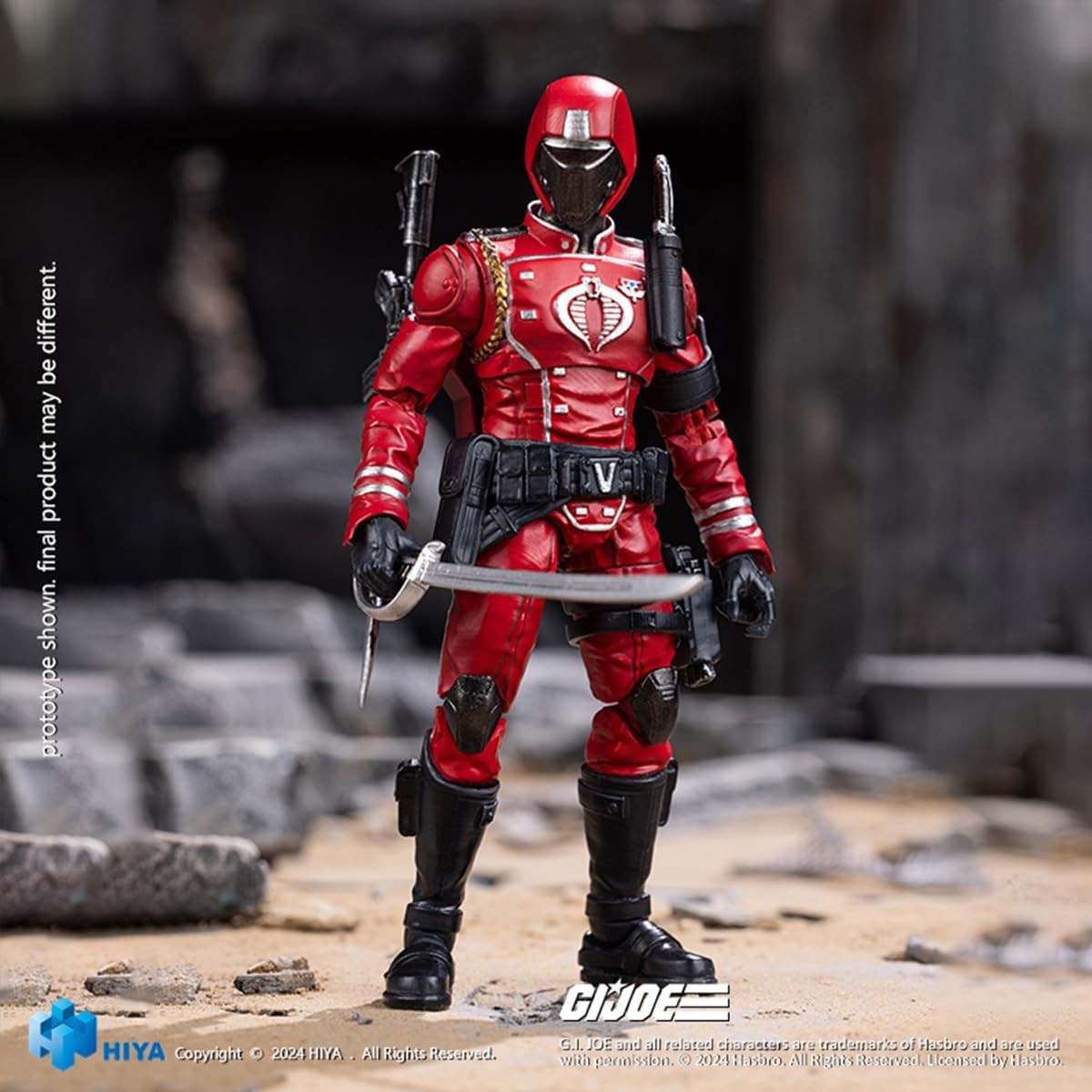 HIYA TOYS - Mini Serie Exquisita 1/18 - G.I.Joe - Guardia Carmesí