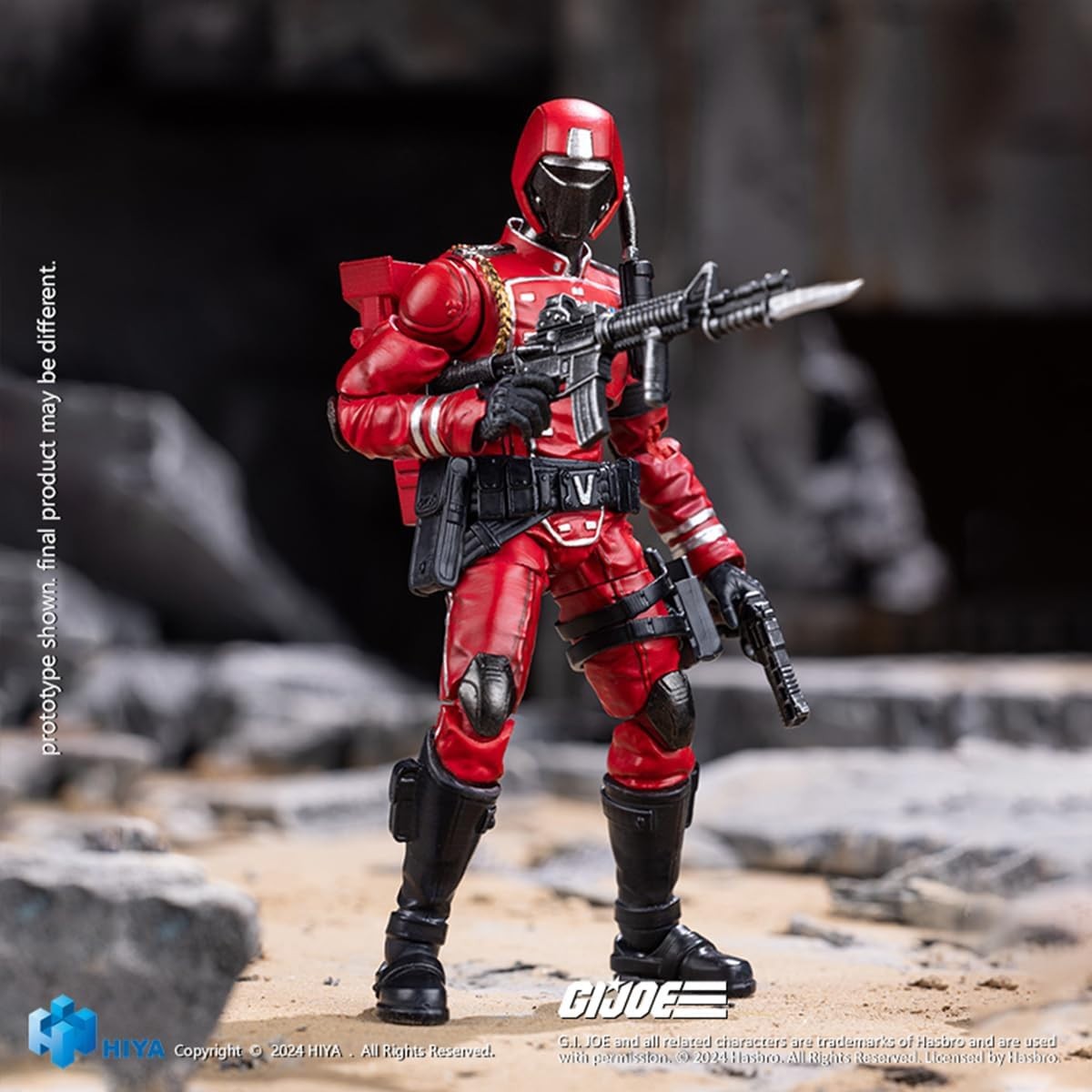 HIYA TOYS - Mini Serie Exquisita 1/18 - G.I.Joe - Guardia Carmesí
