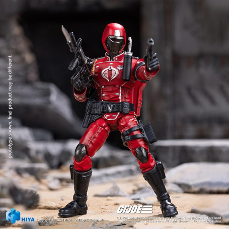 HIYA TOYS - Mini Serie Exquisita 1/18 - G.I.Joe - Guardia Carmesí