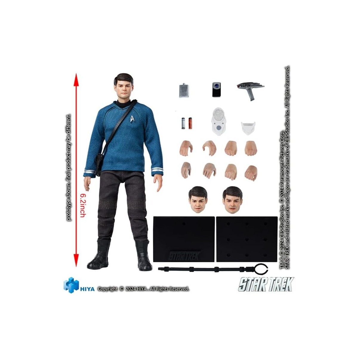HIYA TOYS - Exquisite Super Series 1/12 - Star Trek (2009) McCoy