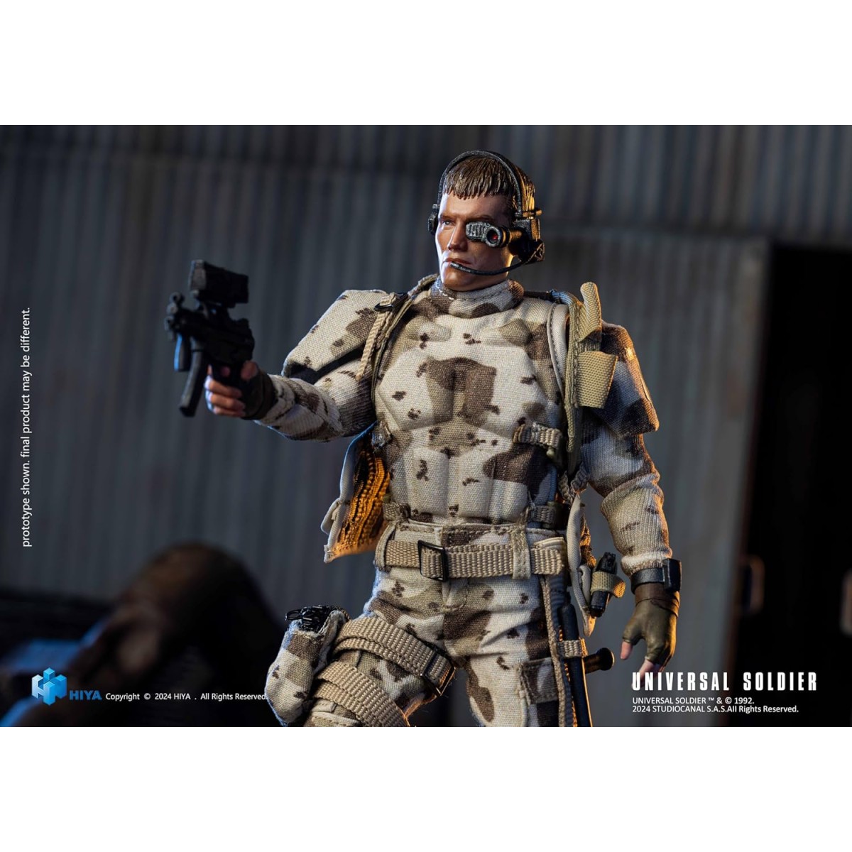 HIYA TOYS - Exquisita Super Serie 1/12 - Soldado Universal (1992) Andrew Scott