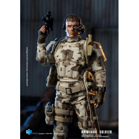 HIYA TOYS - Exquisita Super Serie 1/12 - Soldado Universal (1992) Andrew Scott