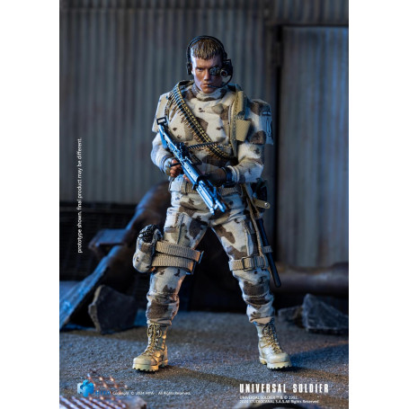HIYA TOYS - Exquisita Super Serie 1/12 - Soldado Universal (1992) Andrew Scott