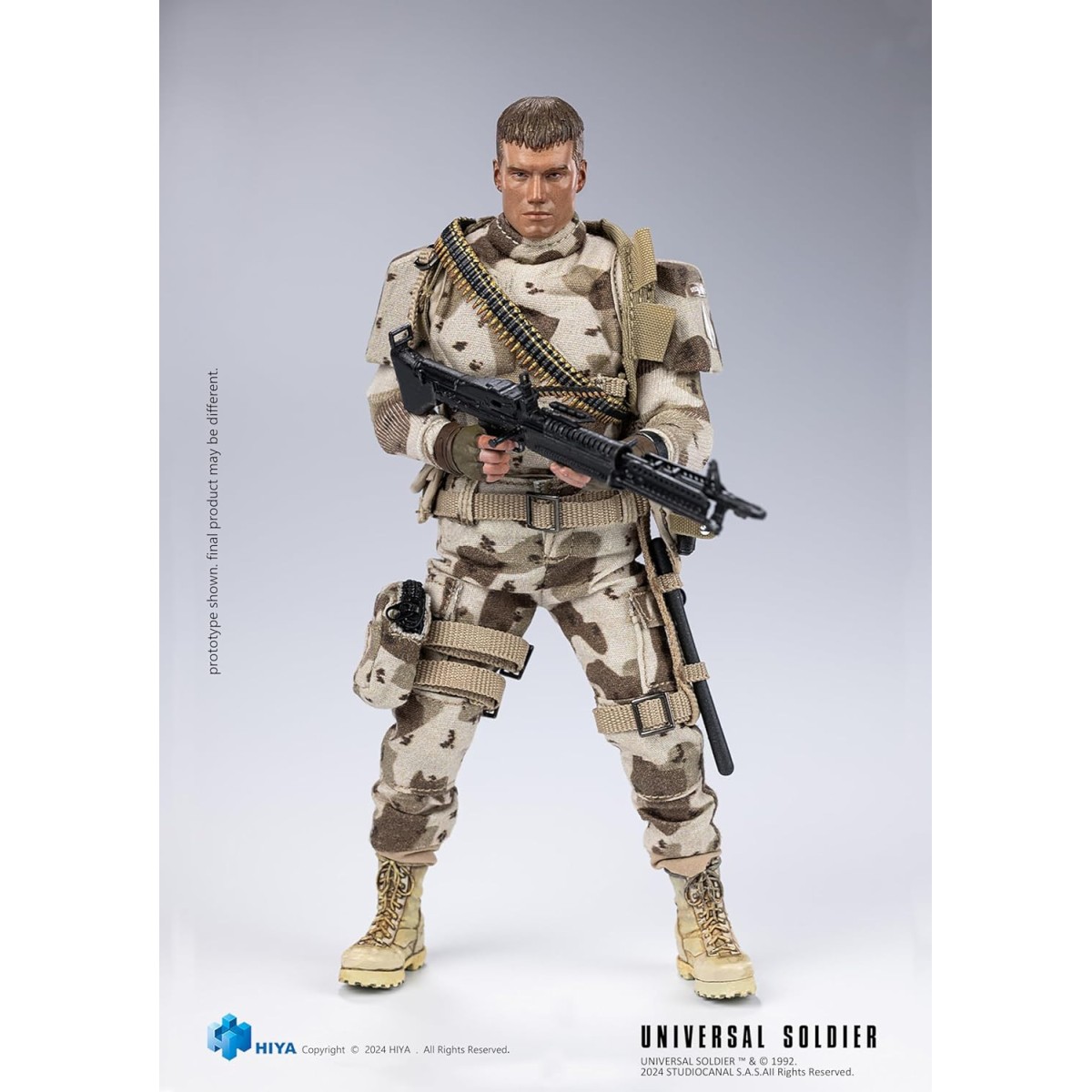 HIYA TOYS - Exquisita Super Serie 1/12 - Soldado Universal (1992) Andrew Scott
