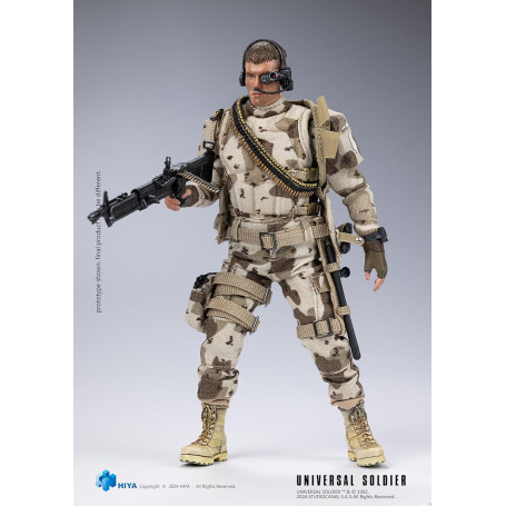 HIYA TOYS - Exquisita Super Serie 1/12 - Soldado Universal (1992) Andrew Scott