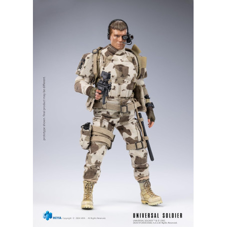 HIYA TOYS - Exquisita Super Serie 1/12 - Soldado Universal (1992) Andrew Scott