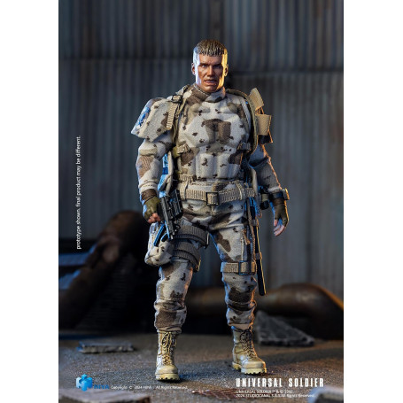 HIYA TOYS - Exquisita Super Serie 1/12 - Soldado Universal (1992) Andrew Scott