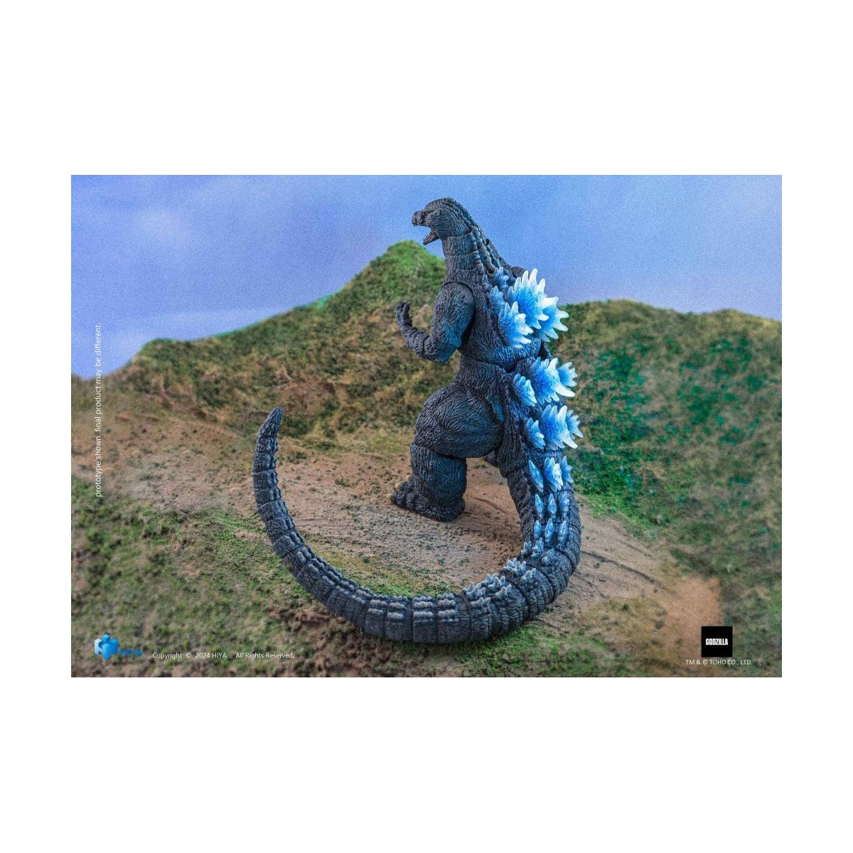 HIYA TOYS - Exquisite Basic Series 1/12 - Godzilla vs King Ghidorah (1991) Heat Ray Hokkaido Version