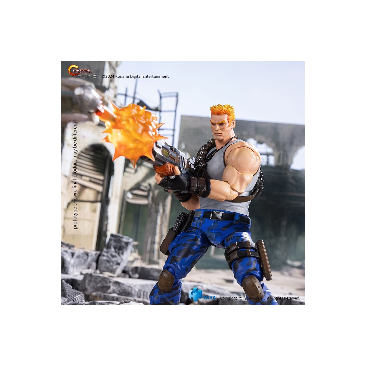 HIYA TOYS - Exquisite Basic Series 1/12 - CONTRA OPERATION GALUGA Bill Rizer
