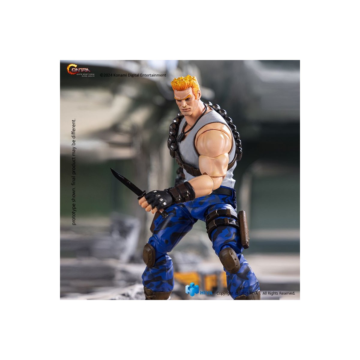 HIYA TOYS - Exquisite Basic Series 1/12 - CONTRA OPERATION GALUGA Bill Rizer