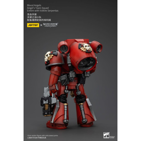 JoyToy Space Marines - Blood Angels - Angel's Tears Squad - Erelim con Volkite Serpentas 1/18