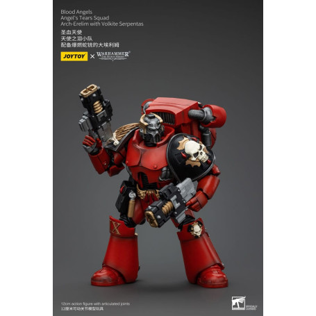 JoyToy Space Marines - Blood Angels - Angel's Tears Squad - Arch-Erelim con Volkite Serpentas 1/18