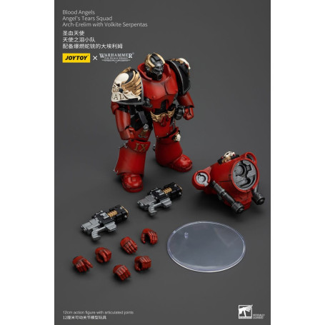 JoyToy Space Marines - Blood Angels - Angel's Tears Squad - Arch-Erelim con Volkite Serpentas 1/18