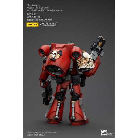 JoyToy Space Marines - Blood Angels - Angel's Tears Squad - Arch-Erelim con Volkite Serpentas 1/18