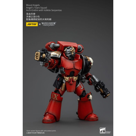 JoyToy Space Marines - Blood Angels - Angel's Tears Squad - Arch-Erelim con Volkite Serpentas 1/18
